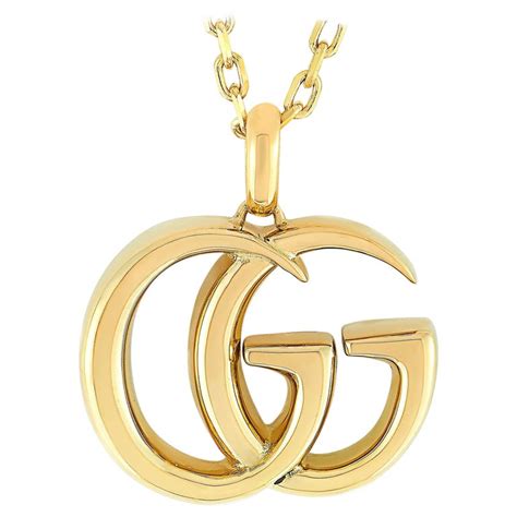 gold gucci pendant|authentic gucci necklace.